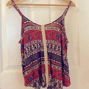 Paisley Floral Top Large